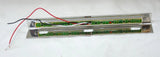 Stop Tail Turn 19 Red LED Light Bar Clear Lens Stainless Bracket UP#37927 Pair