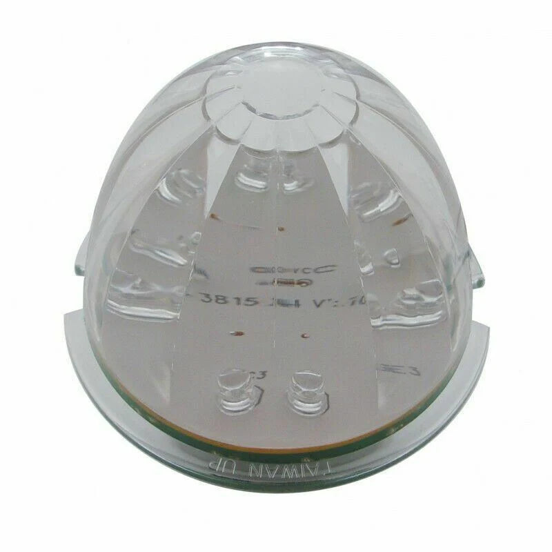 UP Top of Cab Clearance Light for Peterbilt 17 Amber LEDs Clear #38153 Set of 5
