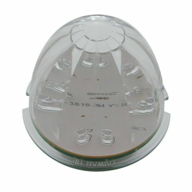 UP Top of Cab Clearance Light for Peterbilt 17 Amber LEDs Clear #38153 Set of 5