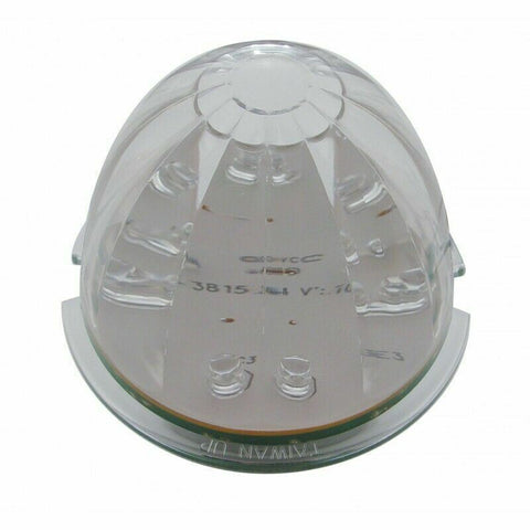 UP Top of Cab Clearance Light for Peterbilt 17 Amber LEDs Clear #38153 Set of 5