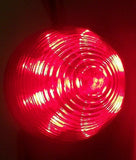 LED Cone Beehive Light 2" Red Lens 9 LEDs Sealed 1 13/16" Tall UP#38169 Each