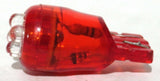 UP LED Light Bulbs #194 Replacement 4 LEDs Red Wedge Base #38276 Set of 3