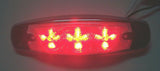 UP LED Light 15 Red LEDs/Clear Lens for Peterbilt Stainless Bezel #38304 Pair