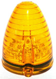 Light 19 amber LEDS amber lens beehive for Peterbilt Grakon top of cab lite each