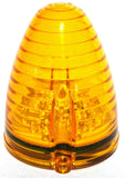 Light 19 amber LEDS amber lens beehive for Peterbilt Grakon top of cab lite each