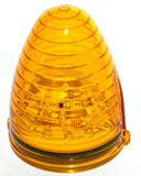 Light 19 amber LEDS amber lens beehive for Peterbilt Grakon top of cab lite each