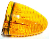 Light 19 amber LEDS amber lens beehive for Peterbilt Grakon top of cab lite each