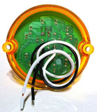 Light 19 amber LEDS amber lens beehive for Peterbilt Grakon top of cab lite each