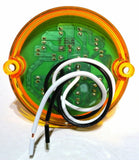 UP LED Light for Peterbilt Top of Cab 19 Amber Leds/Lens 2 Screw #38312 Set of 5