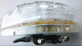 UP LED Light Tiger Eye Double Bubble 16 Amber LEDs Clear Lens 4" W #38325 Each