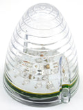 Light LED 19 amber LEDs clear lens beehive for Peterbilt top of cab lite each