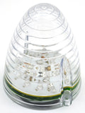 Light LED 19 amber LEDs clear lens beehive for Peterbilt top of cab lite each