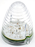 Light LED 19 amber LEDs clear lens beehive for Peterbilt top of cab lite each
