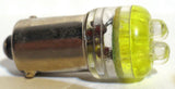 LED Bulb Replaces 1893 Bulb Amber 4 Micro LED's Single Contact Straight Pin-Pair