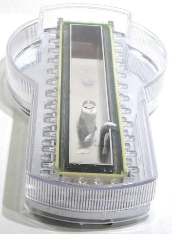 Kenworth Hood Emblem Light 32 LEDs Clear Lens 8 1/2" Long Plastic UP#38887 Each