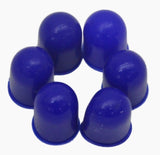 Incandescent Bulb Cover for 194 Bulb Blue Silicone Small UP#39002P Set of 6