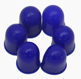 Incandescent Bulb Cover for 194 Bulb Blue Silicone Small UP#39002P Set of 6