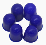 Incandescent Bulb Cover for 194 Bulb Blue Silicone Small UP#39002P Set of 6