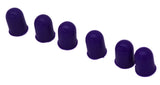 Incandescent Bulb Cover for 194 Bulb Purple Silicone Small UP#39004P Set of 6