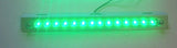 Led Auxiliary Light Strip 14 Green Diodes Clear Lens 12” Long UP#39484 Each