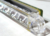 UP LED Light Strip Stop Tail Turn 19 Red LEDs Clear Lens 12" Wide #39776 Each