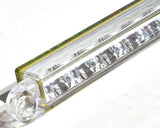 UP LED Light Strip Stop Tail Turn 19 Red LEDs Clear Lens 12" Wide #39776 Each