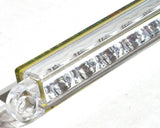 UP LED Light Strip Stop Tail Turn 19 Red LEDs Clear Lens 12" Wide #39776 Each