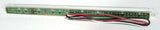 UP LED Light Strip Stop Tail Turn 19 Red LEDs Clear Lens 12" Wide #39776 Each