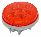 Stop Tail Turn Light Reflector Lens 7 Red LED Red Lens 4" UP#39924 Each