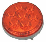 Stop Tail Turn Light Reflector Lens 7 Red LED Red Lens 4" UP#39924 Each