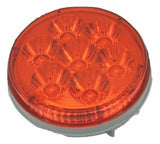 Stop Tail Turn Light Reflector Lens 7 Red LED Red Lens 4" UP#39924 Each