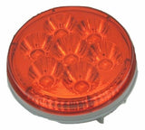 Stop Tail Turn Light Reflector Lens 7 Red LED Red Lens 4" UP#39924 Each