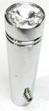 Peterbilt Toggle Switch Extensions 1-7/8" Chrome Alum Clear Jewel UP#40011P-Pair