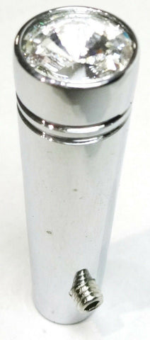 Peterbilt Toggle Switch Extensions 1-7/8" Chrome Alum Clear Jewel UP#40011P-Pair
