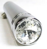 Peterbilt Toggle Switch Extensions 1-7/8" Chrome Alum Clear Jewel UP#40011P-Pair