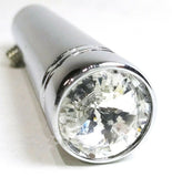 Peterbilt Toggle Switch Extensions 1-7/8" Chrome Alum Clear Jewel UP#40011P-Pair