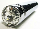 Peterbilt Toggle Switch Extensions 1-7/8" Chrome Alum Clear Jewel UP#40011P-Pair