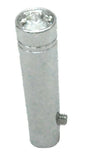 Peterbilt Toggle Switch Extensions 1-7/8" Chrome Alum Clear Jewel UP#40011P-Pair
