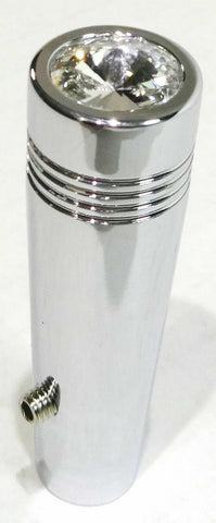 Toggle Switch Extensions for Kenworth Round Switch Clear Jewel Chrome 2-1/4 Pair