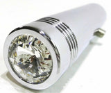 Toggle Switch Extensions for Kenworth Round Switch Clear Jewel Chrome 2-1/4 Pair