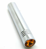 toggle switch extension long amber jewel 2 1/4" chrome aluminum Peterbilt Pair