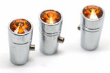 Toggle Switch Extensions for Peterbilt Amber jewel 1" chrome UP#40211-3 Per Pkg