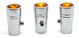 Toggle Switch Extensions for Peterbilt Amber jewel 1" chrome UP#40211-3 Per Pkg