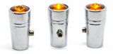 Toggle Switch Extensions for Peterbilt Amber jewel 1" chrome UP#40211-3 Per Pkg