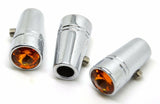 Toggle Switch Extensions for Peterbilt Amber jewel 1" chrome UP#40211-3 Per Pkg