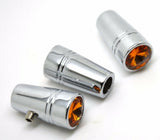 Toggle Switch Extensions for Peterbilt Amber jewel 1" chrome UP#40211-3 Per Pkg