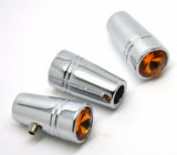 Toggle Switch Extensions for Peterbilt Amber jewel 1" chrome UP#40211-3 Per Pkg