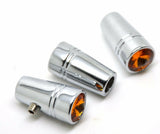 Toggle Switch Extensions for Peterbilt Amber jewel 1" chrome UP#40211-3 Per Pkg