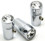Toggle Switch Extensions for Peterbilt Clear Jewel 1" Chrome UP#40213-3 Per Pkg