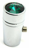 toggle switch extensions(3) mini green jewel chrome aluminum for Peterbilt